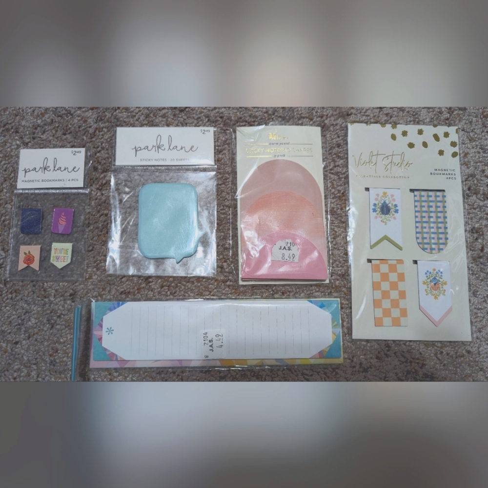 Park Lane/ Violet Studio/ Erin Condren Planner/ Sticky Note/ Bookmark Set